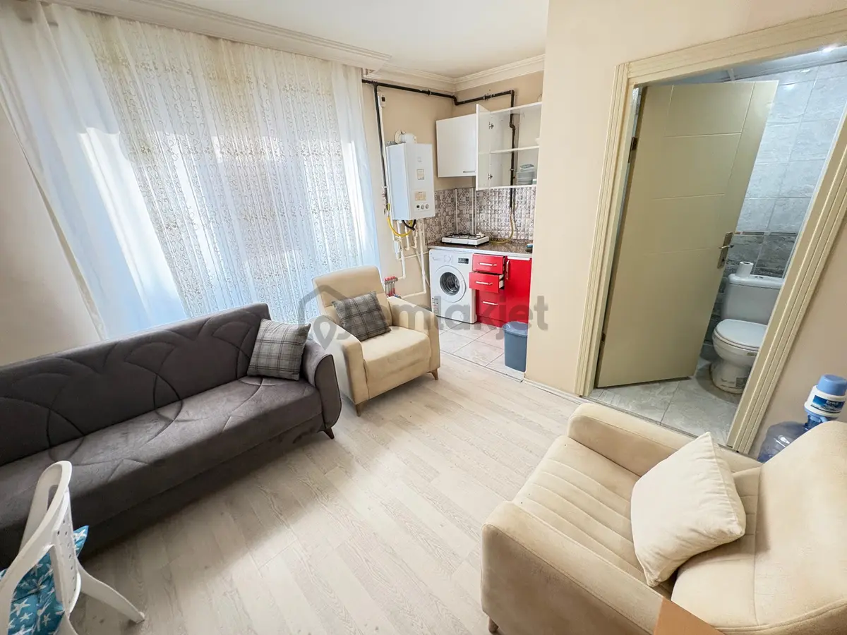 Marmara'dan Abdurrahman'da 1+1 Eşyalı Kiralık Daire - 2