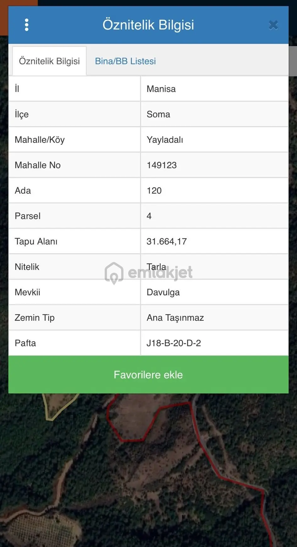 Manisa Soma Yayladalı'nda Satılık Tarla