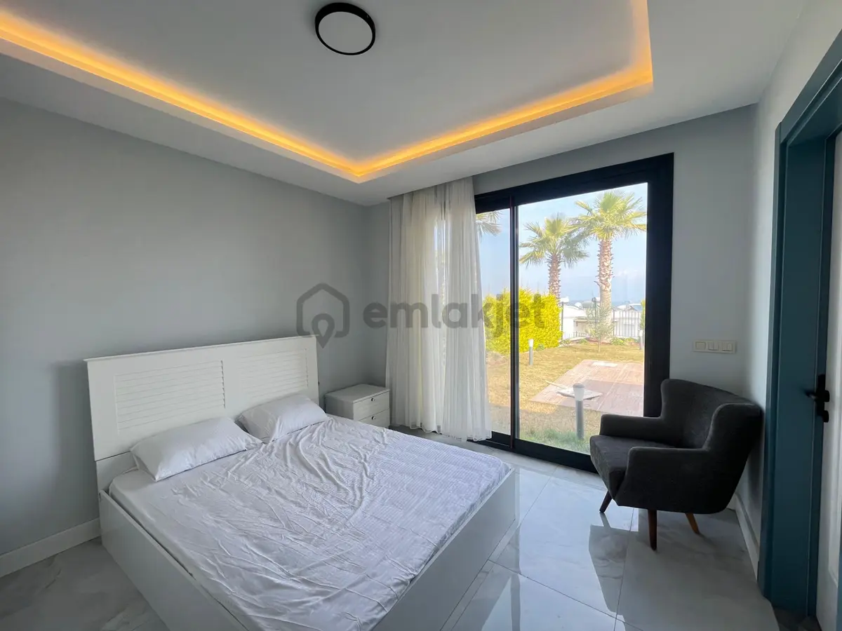 Bodrum Gündoğan'da Site İçinde Satılık Tek Katlı 3+1 Villa! - 14