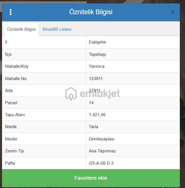 🔷 Yarımca’da Yol Kenarı 1.421 M² Satılık Tarla - 2