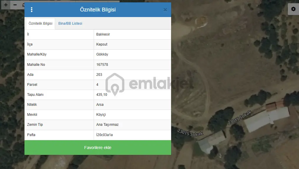 Century21 Bal Dan Kepsut Gökköy'de İmarlı Arsa - 8