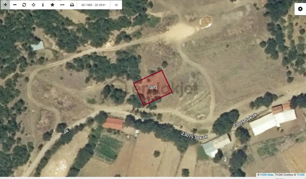 Century21 Bal Dan Kepsut Gökköy'de İmarlı Arsa - 6