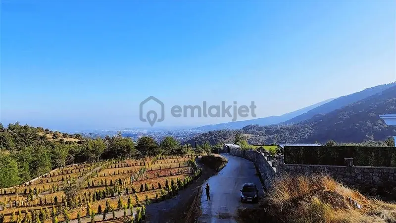 Kemalpaşa Yukarıkızılca Da Manzaralı Projeli 411m2 Bahçeler - 6