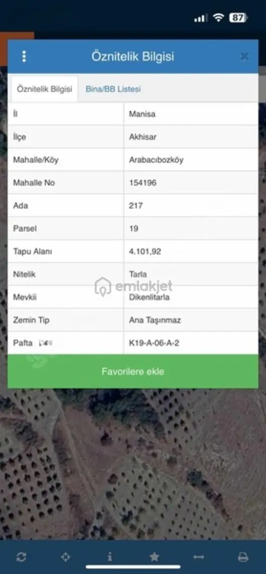 Emrah Emlaktan Arabacıbozköyde Satılık Tarla