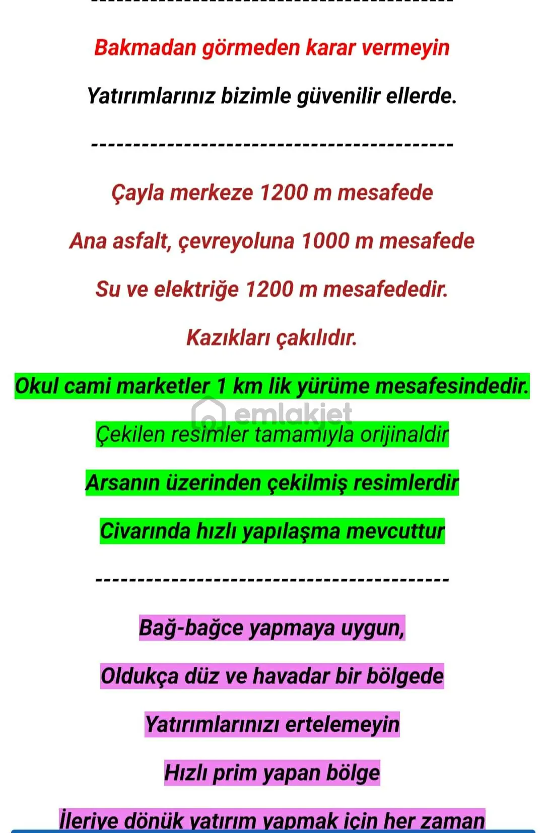 Saray Çayla Merkez'de Satılık 816 M2 Tarla - 20