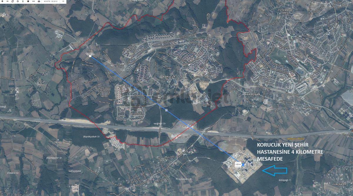 Adapazarı Korucukta Konut İmarlı Satılık Arsa - 10
