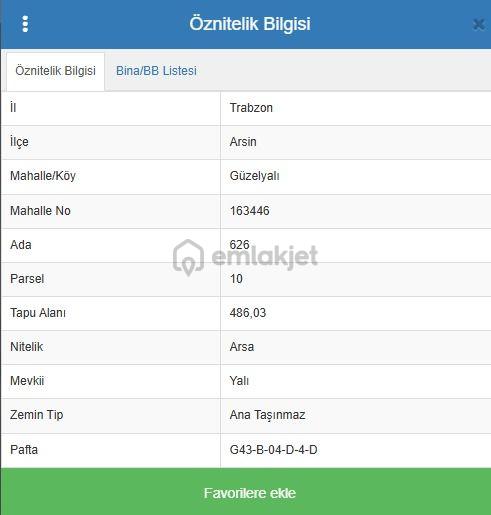 Trabzon Arsin'de Satılık Arsa - 13