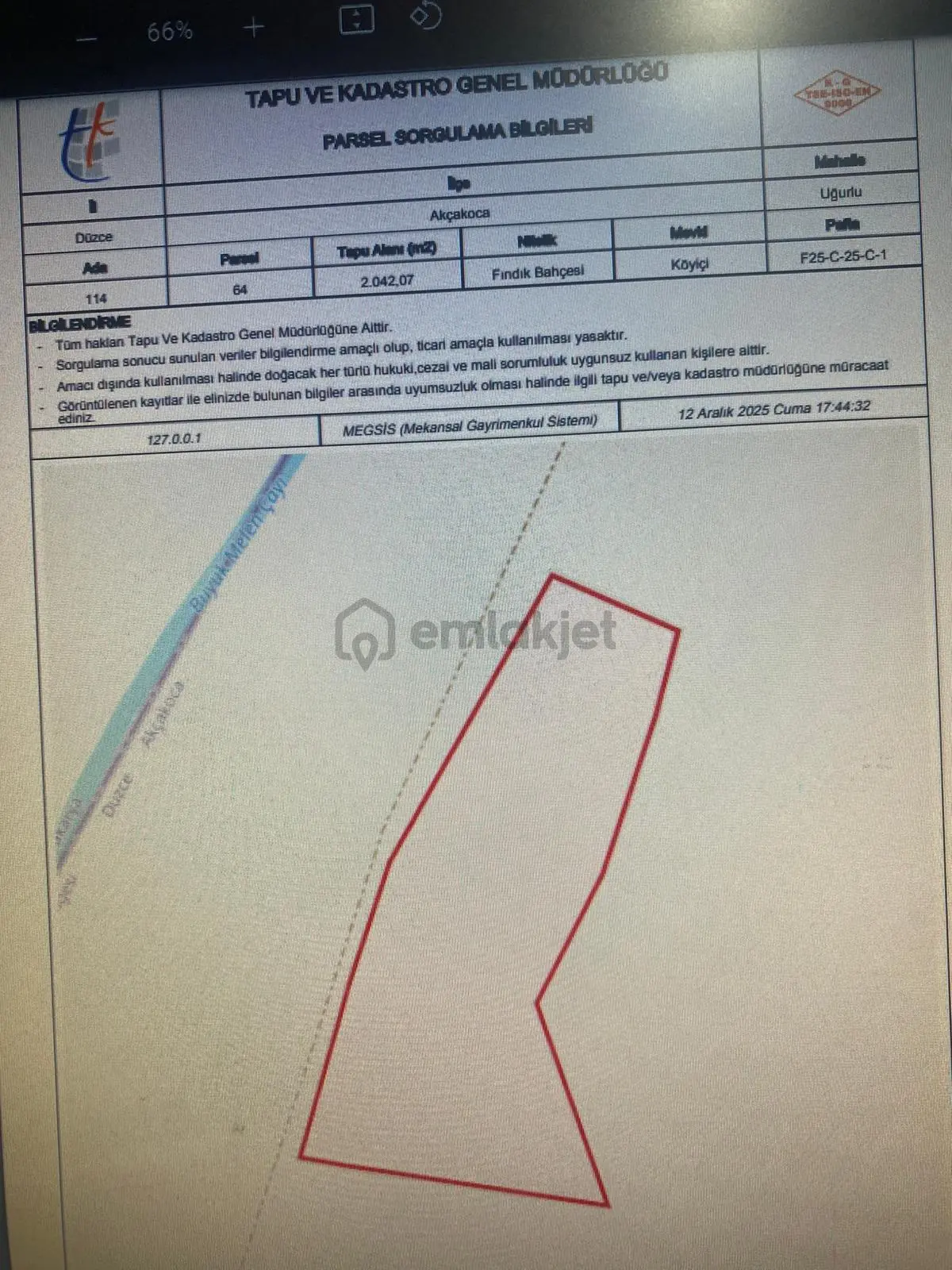 Fındık Bahçesi 3 Hisse Satılık Yol Kenarı - 2
