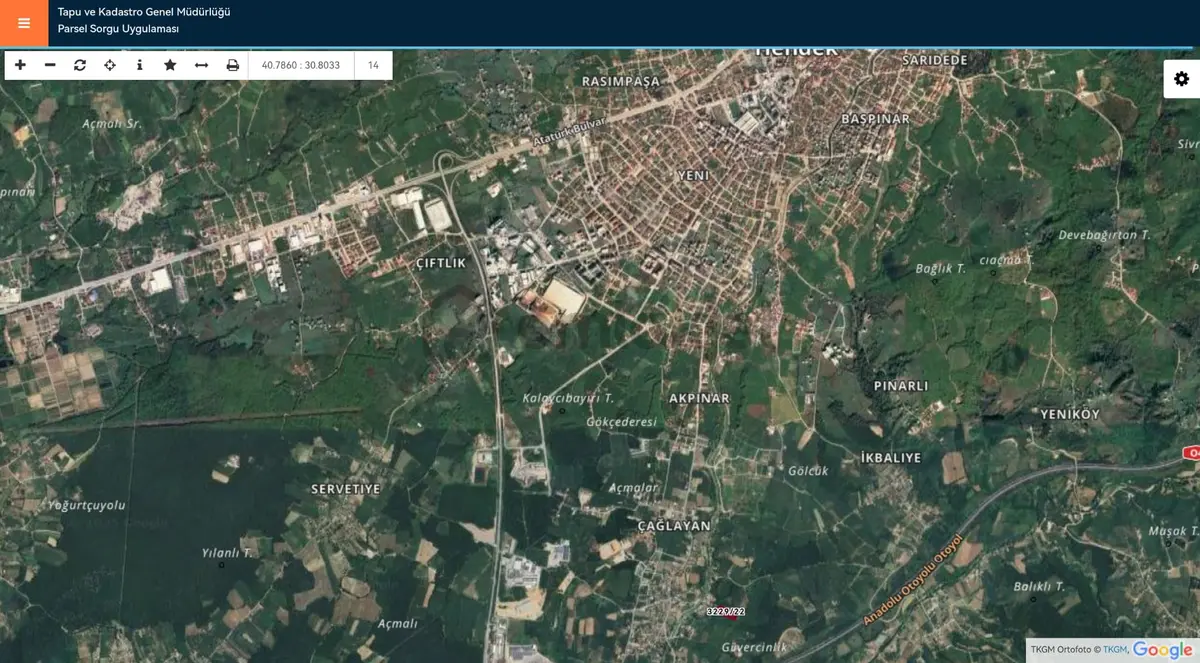 Sakarya Hendek'te Sanayi İmarlı Net 5829 M² Arsa - 3
