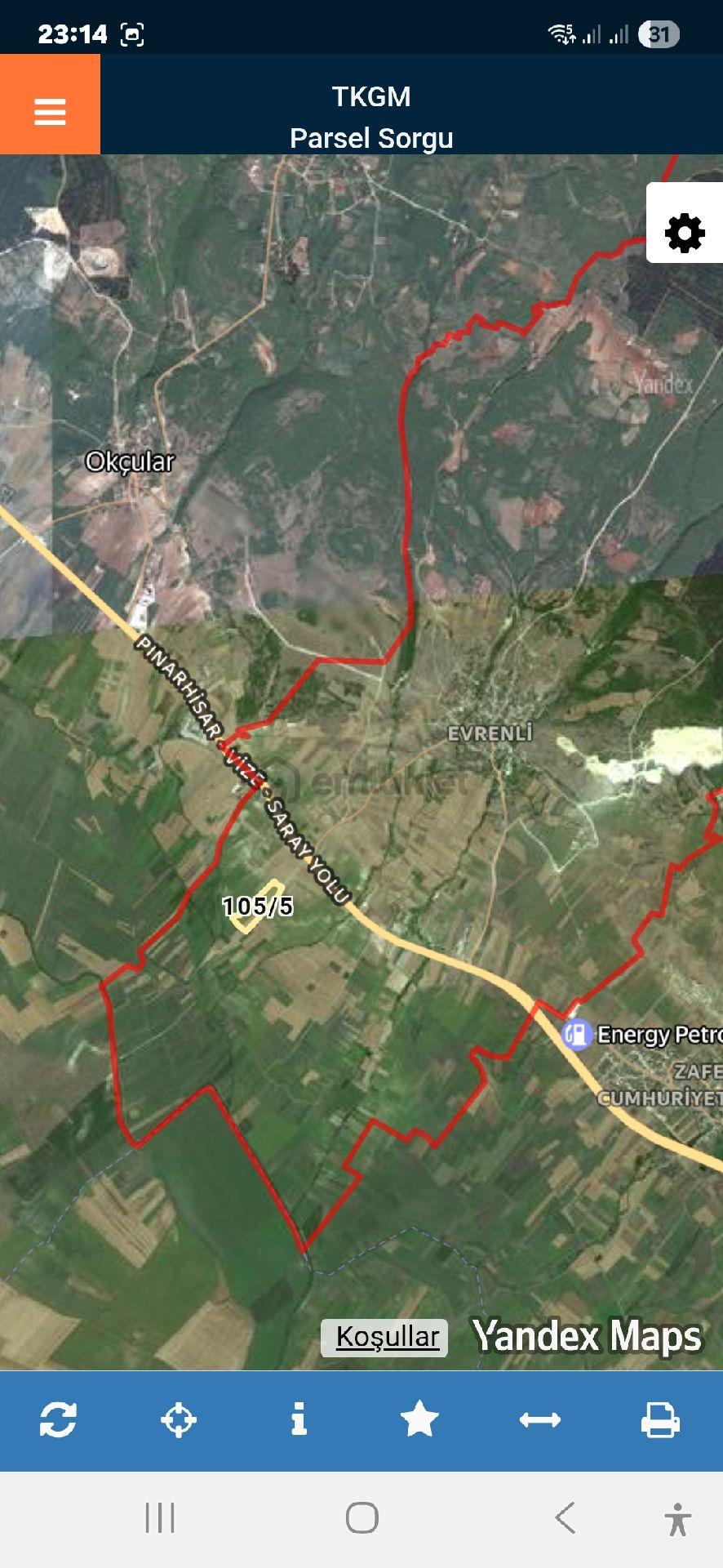Kıklareli Vize Evrenli Mh Satılık 1550metre - 5