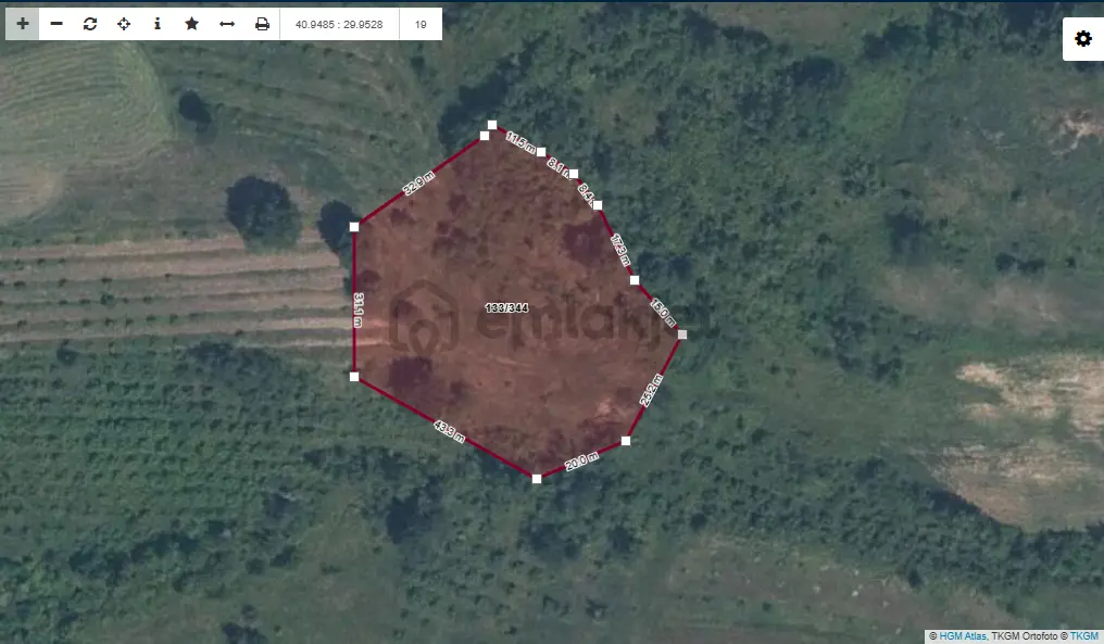Kocaeli İzmit Bulduk'ta 3263 M2 Satılık Tarla - 2