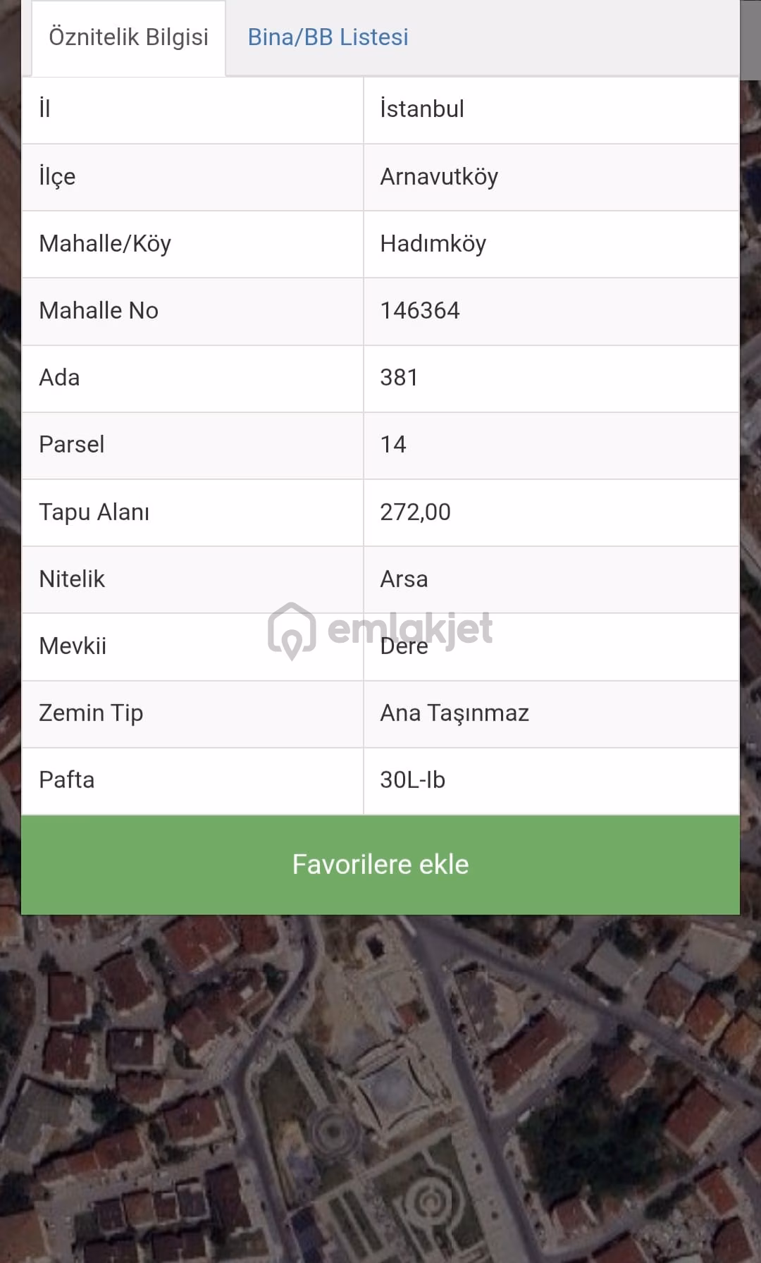 Remax Necati Kurt/ Hadımköy'de Satılık Taşıma Arsa - 6