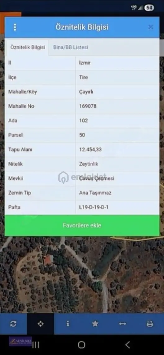Tire Çayırlı Mahallesi Satılık Bahçe - 34