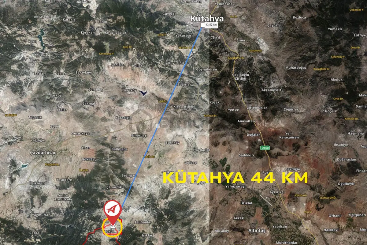 Kütahya-aslanapa-tokul-satılık-2375m2tarla - 13