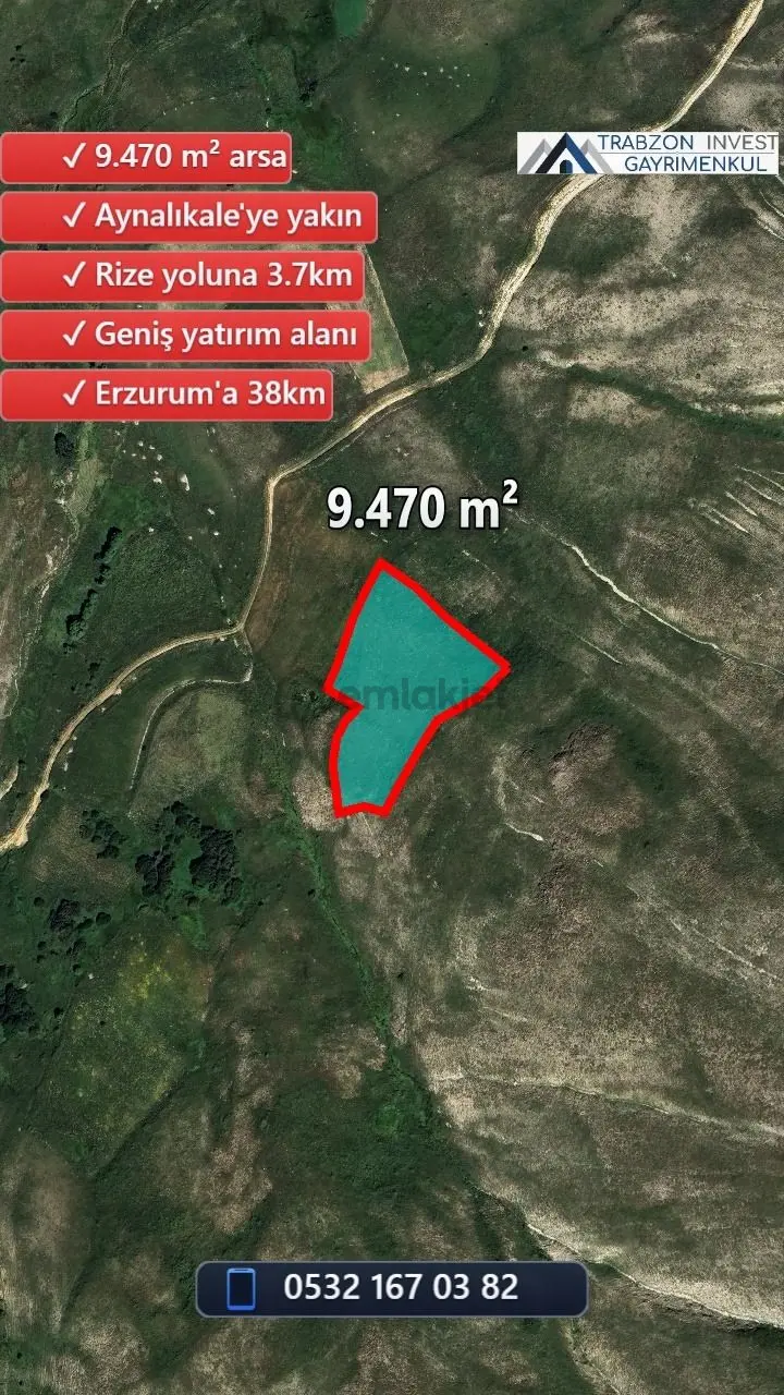 Erzurum Aziziye'ye Satılık Tarla - 4