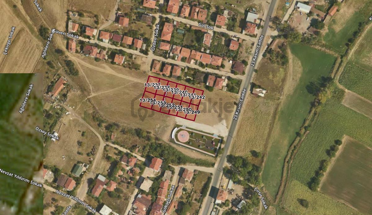 Edirne Havsa'da Merkeze Çok Yakın Villa İmarlı Arsa - 3