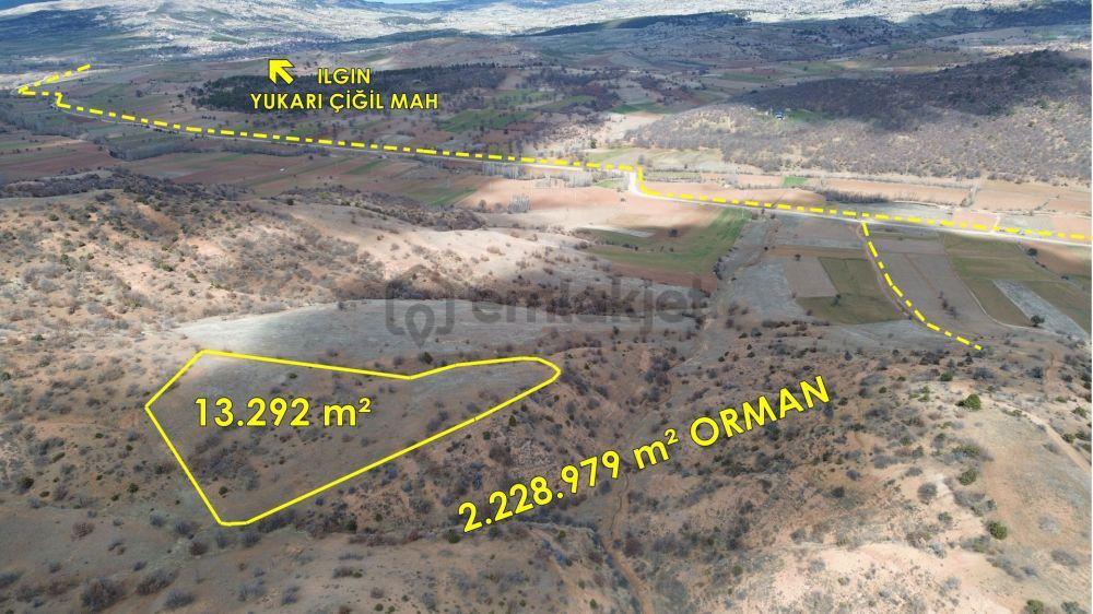 13.292 M² / Konya / Ilgın / Belekler / Tarla