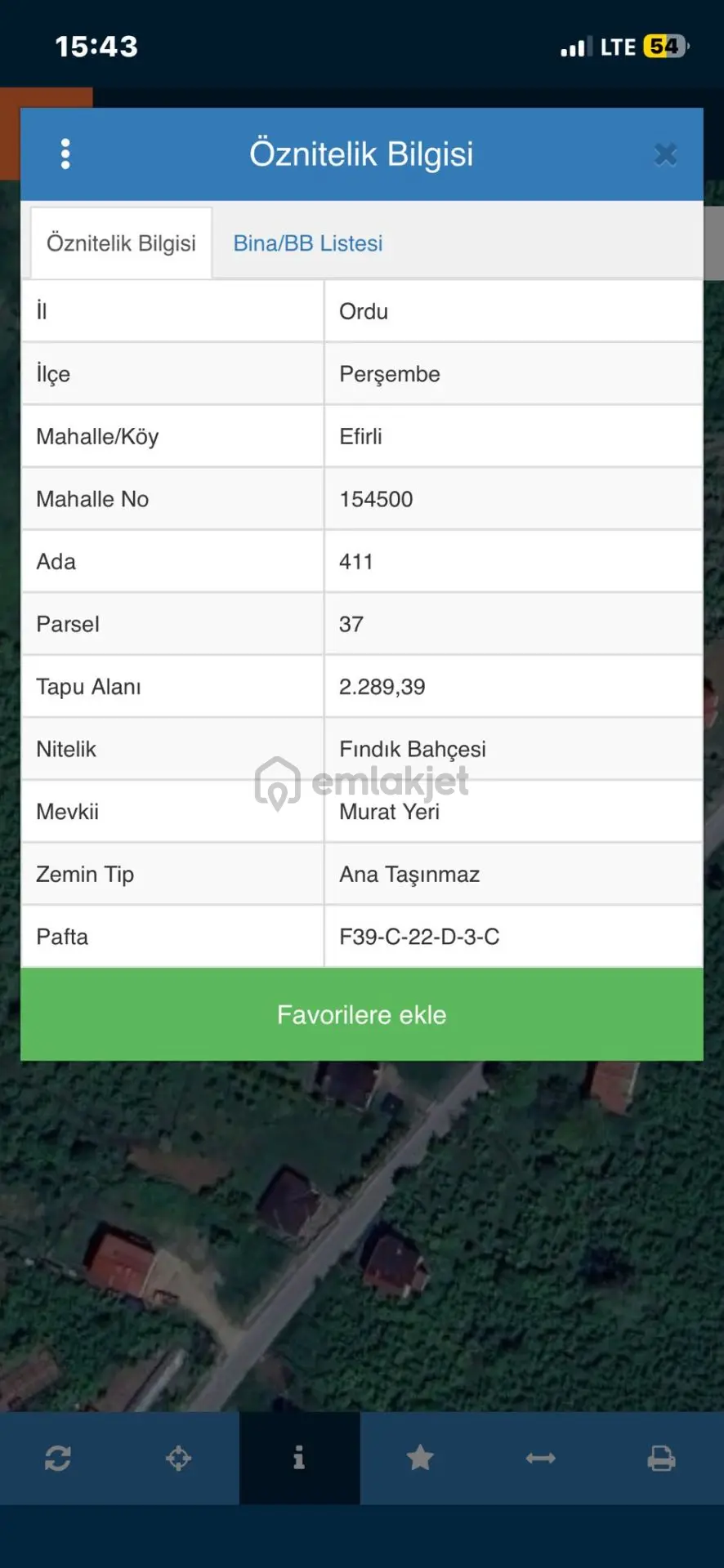 Perşembe Efirli Satılık 2289 M2 Fındık Bahçesi - 2