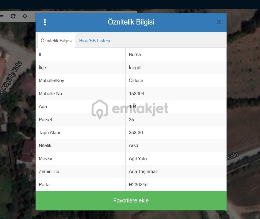 Ulucan'dan İnegöl Özlüce'de Satılık Arsa - 9