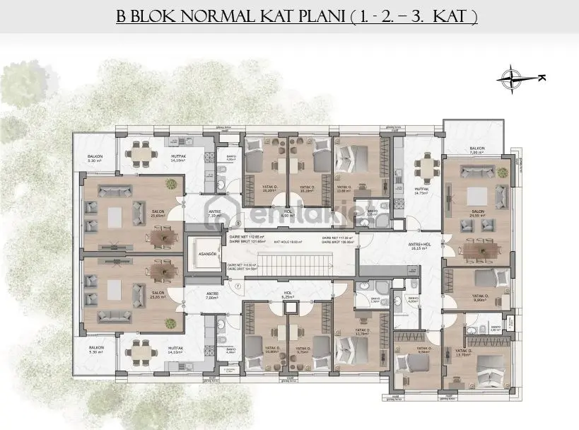 Meydankavağında Site İçi Lüks 3+1 Daire - 5