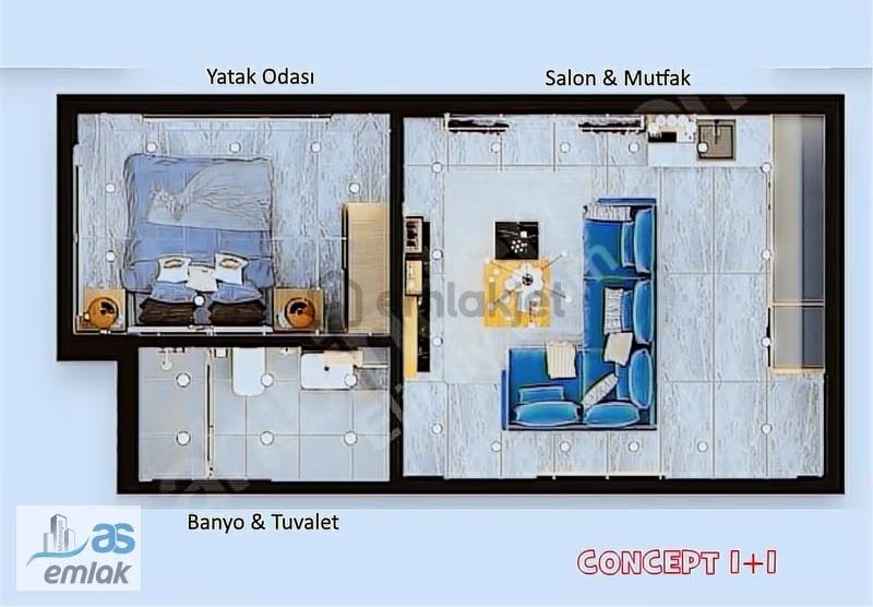 Side Kemer Mah Site İçerisinde 1+1 Havuzlu Otoparklı - 12