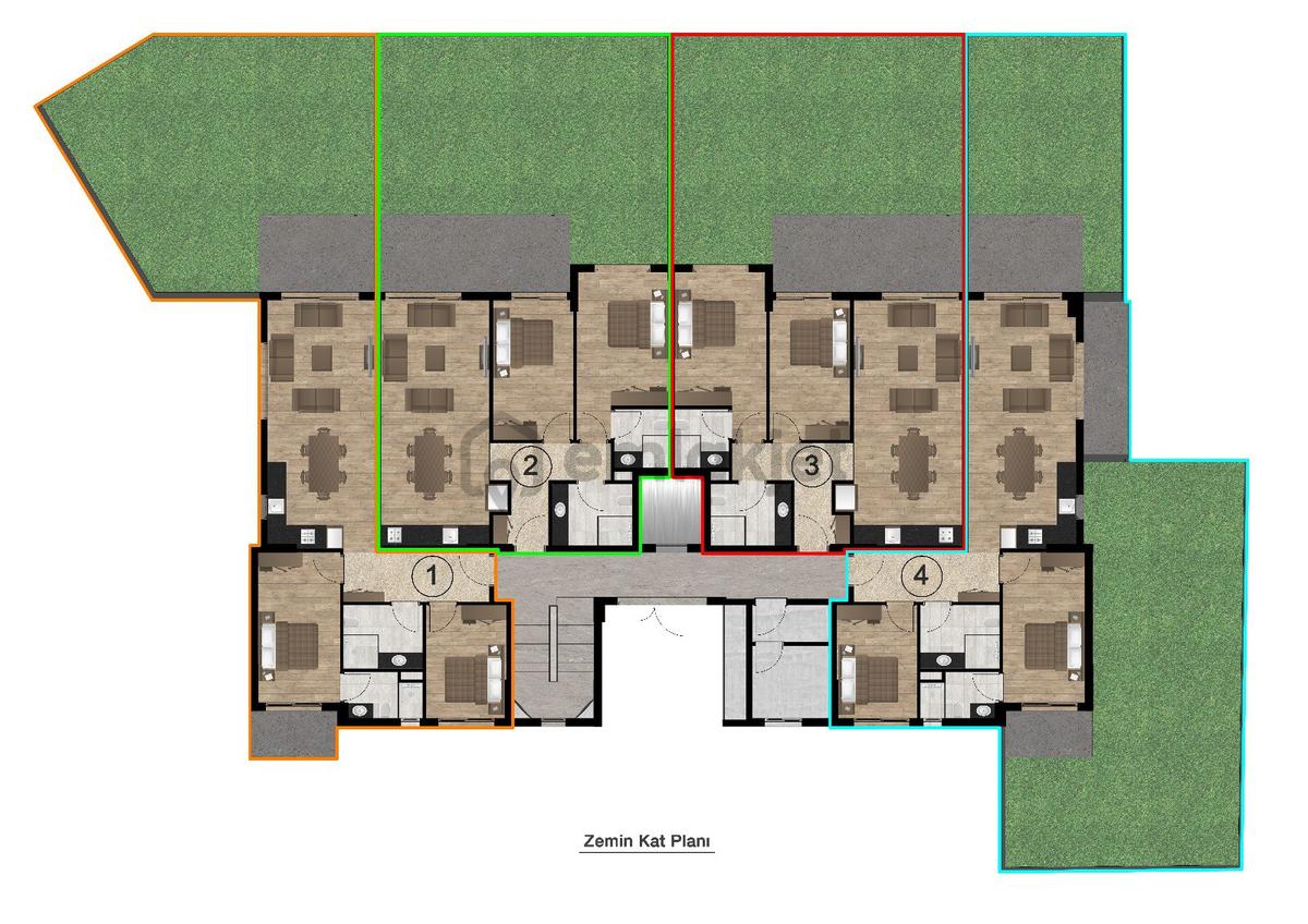 Güzelçamlı'da Projeden 2+1 Satılık Daireler - 15