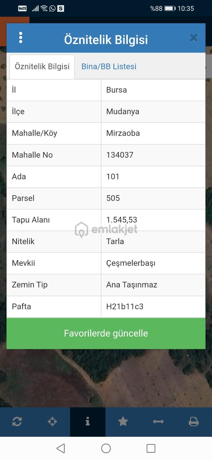 Bursa Mudanya Mirzaobada Satılık Müstakil Tarla - 2