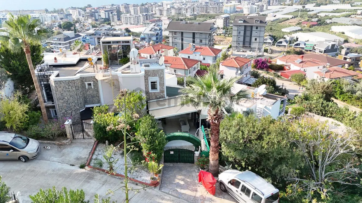 Alanya Kargıcak Da 4+2 Full Şehir Manzaralı Lüks Villa - 23