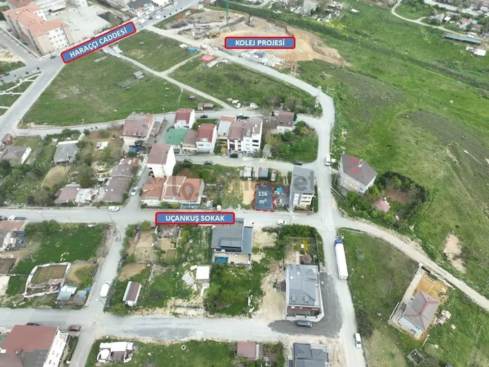 Satılık Arnavutköy Haraççı İmarlı İfrazlı Arsa Tek Tapu - 13