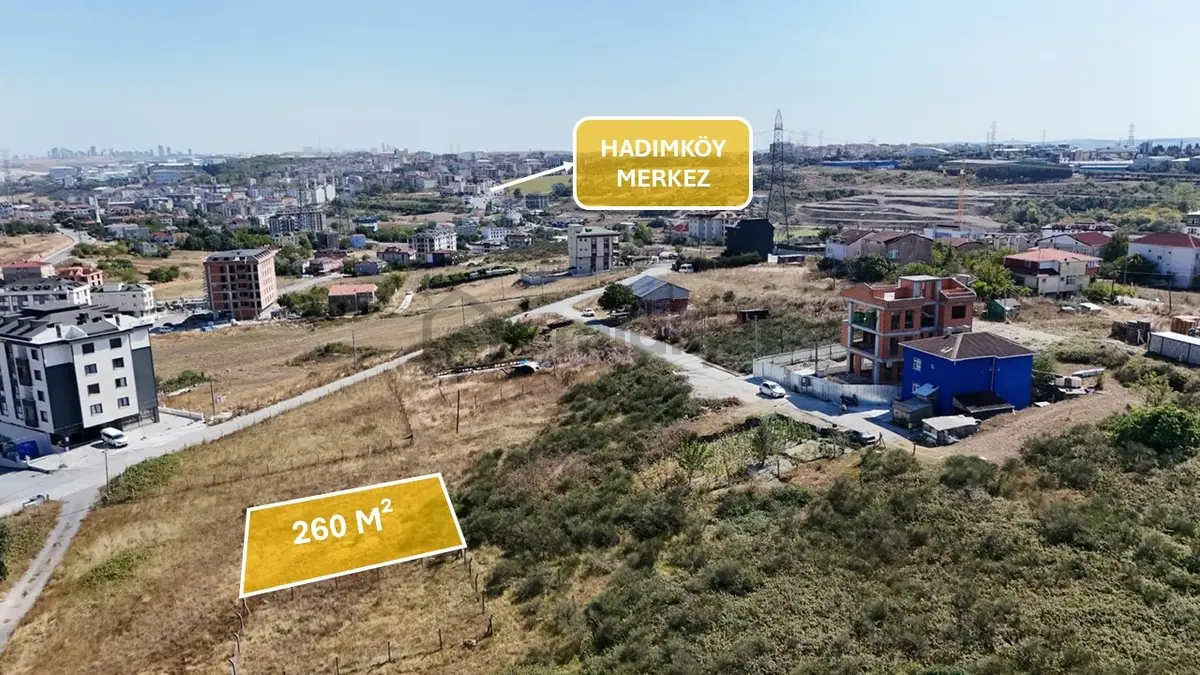 Hadımköyde Şerefiyeli 3 Kat İmarlı 260 M² Arsa - 12