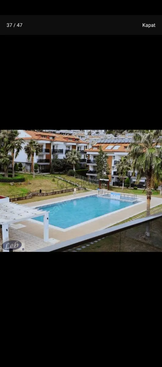 Fethiye'de Taşyakada Site İçi Havuzlu Satılık Daire - 27