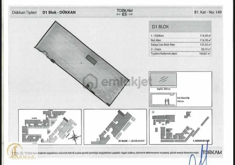 Torkam E5 Metropark Sefaköy B-1 Katında Boş Dükkan - 6