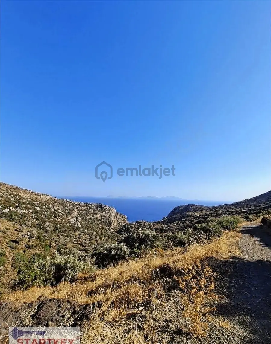 Startkey Pelit Datça Yazı Mah. Deniz Manzaralı Tarla - 3