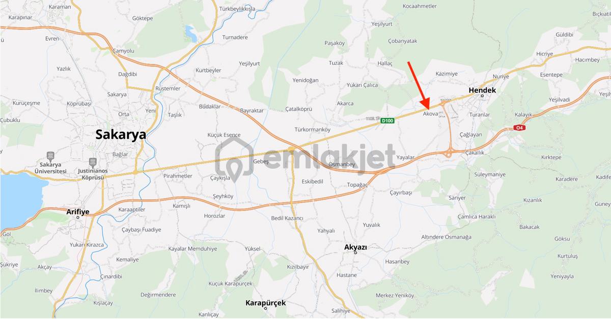Hendek Akova'da 490 M2 İmarlı Arsa - 13