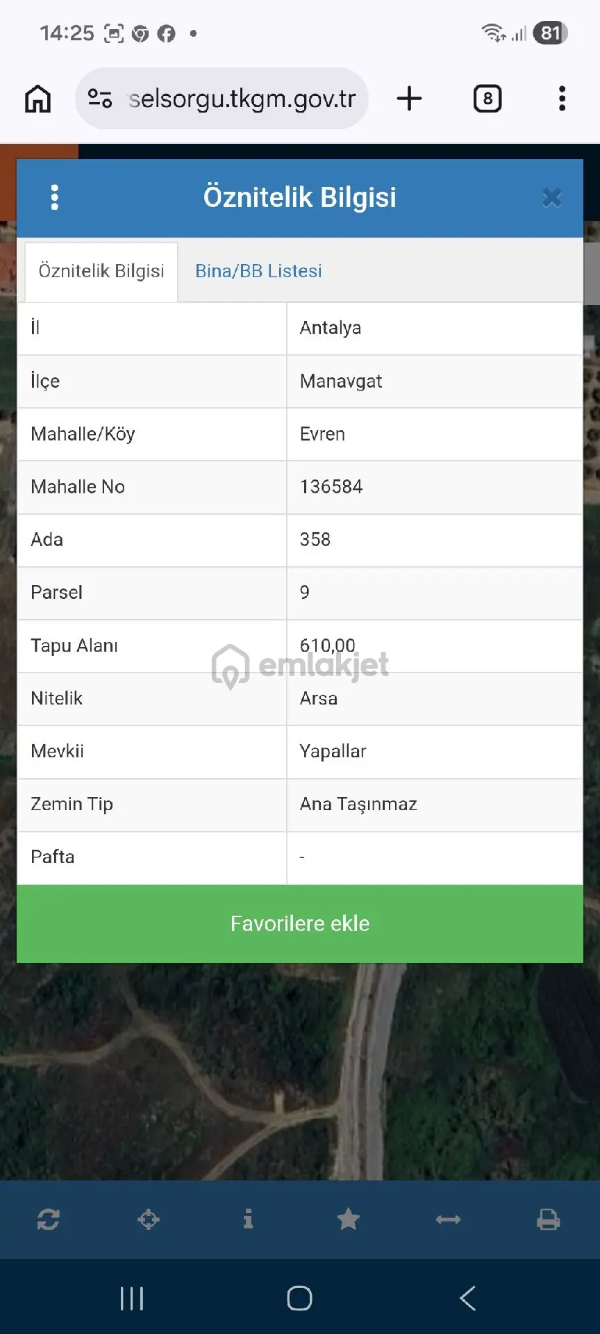 Satılık Arsamanavgat / Evren Mahallesi - 2