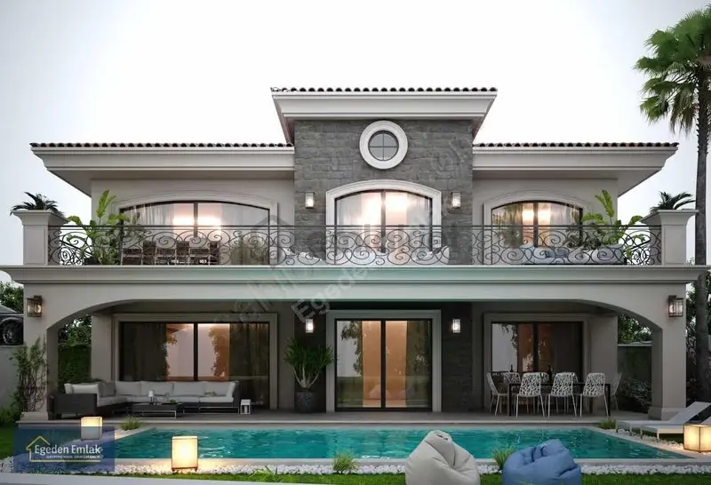 Marmaris Turunç'ta Deniz Manzaralı Lüks Villa - 2