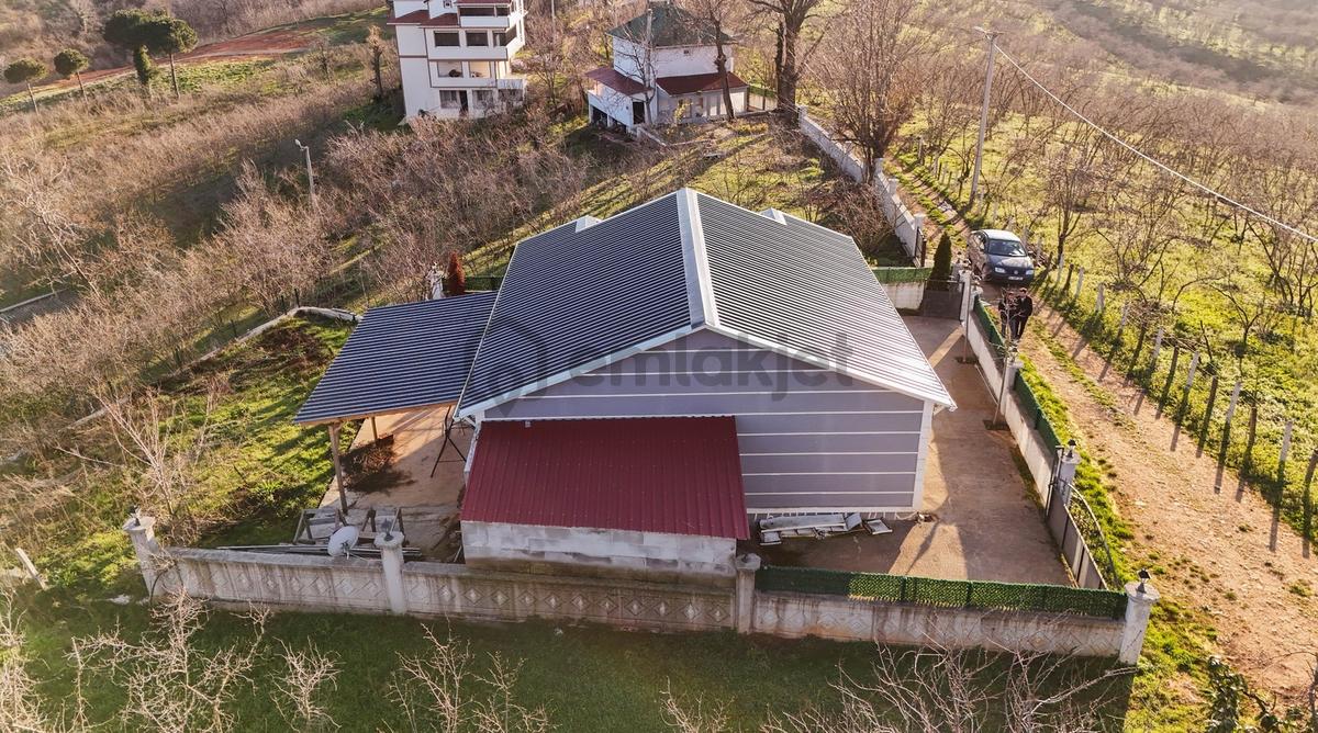 Akçakoca Hasançavuş'da 1175 M2 Arsa İçerisinde 2+1 Prefabrik - 16