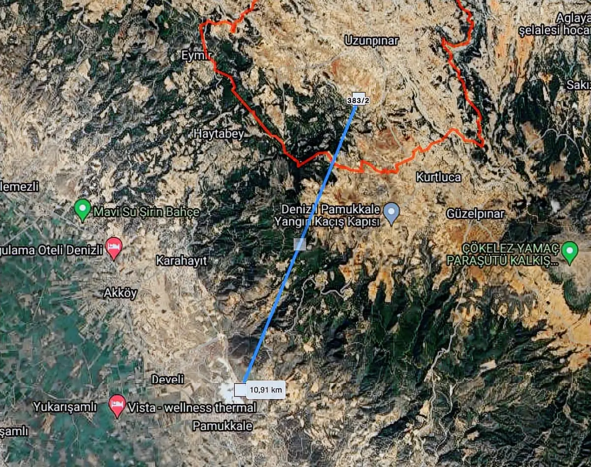 Pamukkale'de Satılık 6.537 M2 Havuzlu Cennet - 13