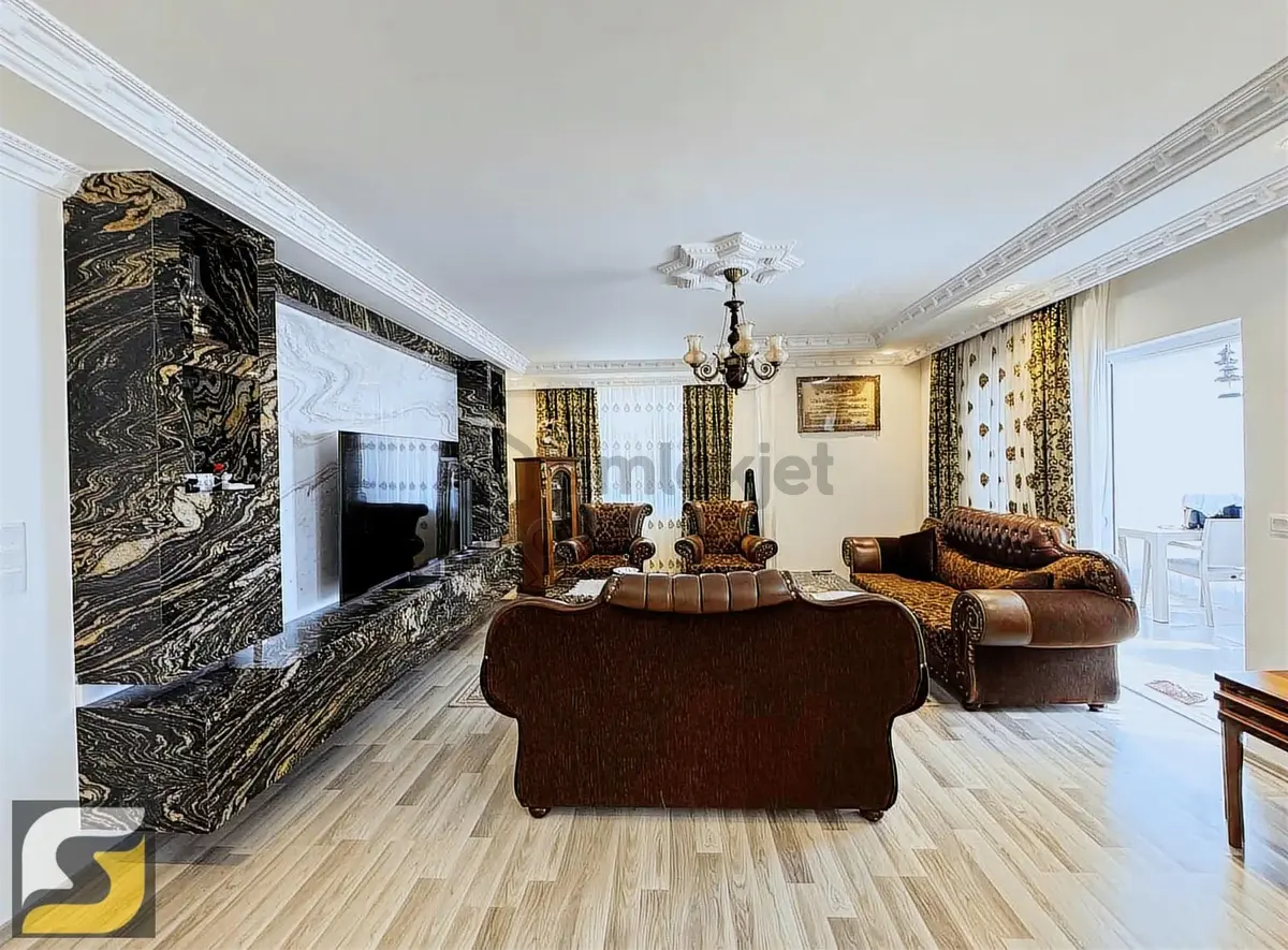 Mahmutlarda Satılık 4+2 Satılık Ayrı Mutfak Full Eşyalı Daire - 3