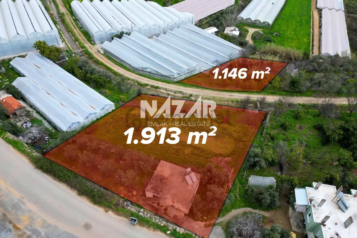 Alanya Türkler’de 3.059 M² Satılık Tarla Ve 2+1 Ev - 3