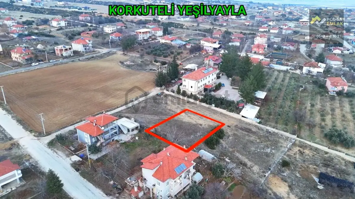 Korkuteli Yeşilyayla Da Satılık 673m2 İmarlı Arsa - 3