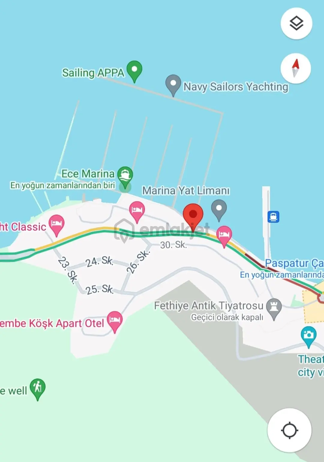 Muğla Fethiye Ece Marina Karşısı Cadde Üzeri - 13