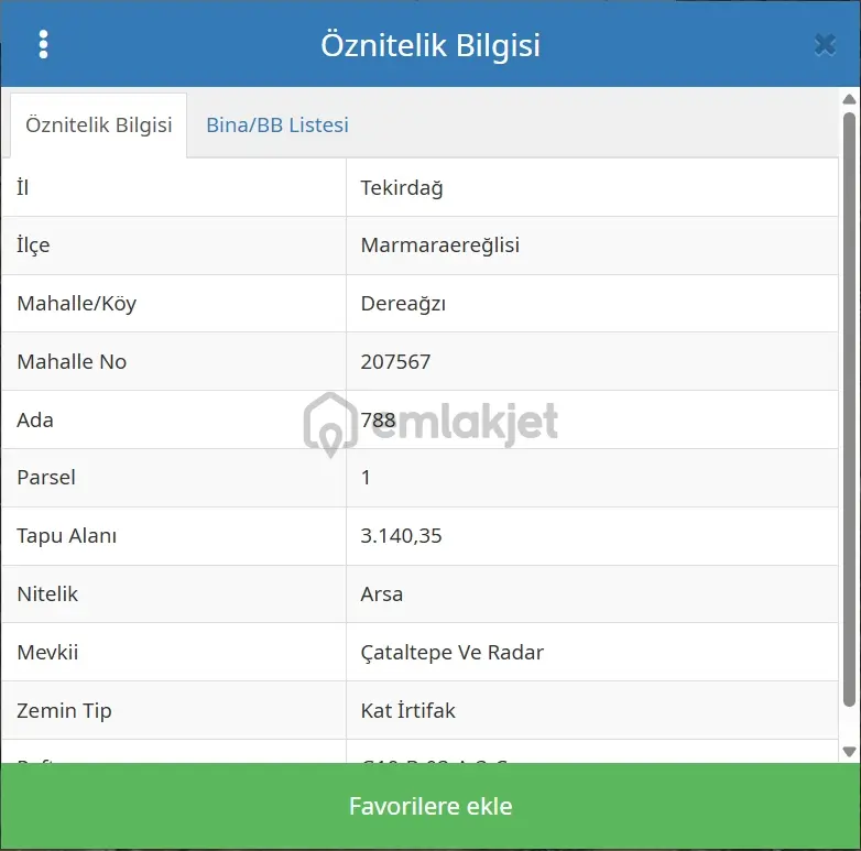 Tekirdağ Marmaraereğlisi Dereağzında E'5 Sıfır Kat İrtifaklı - 2