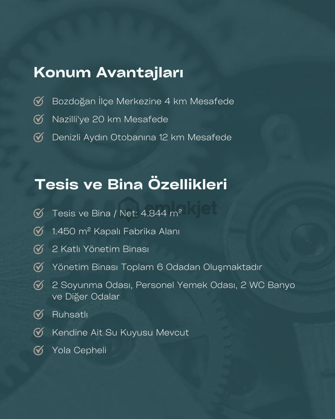 Bozdoğan'da 4850 M² Arsa İçinde Satılık Tesis/bina - 31