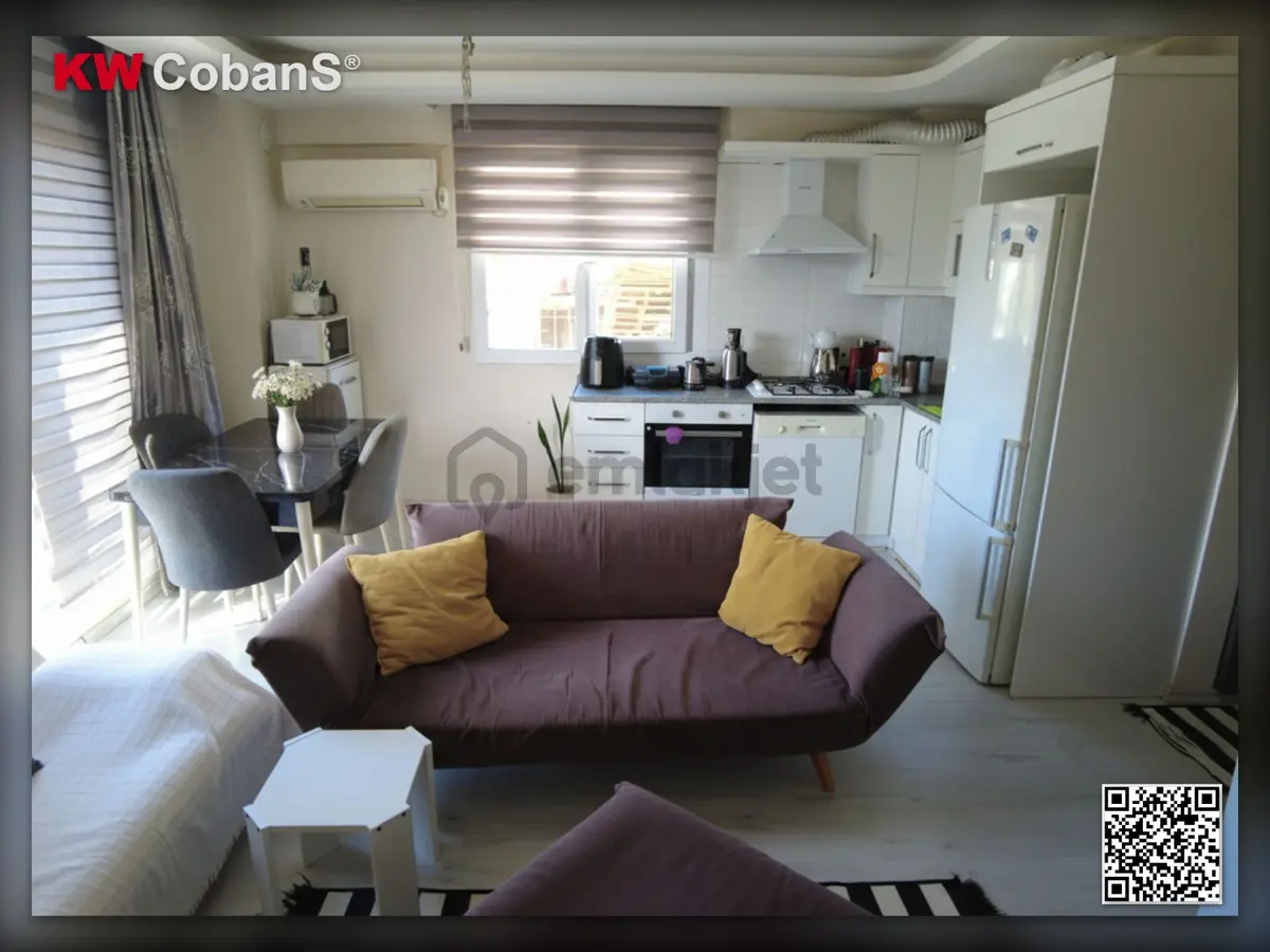 Kw Cobans'tan Bornova'da Yeni Ve Geniş 1+1 Daire! - 20
