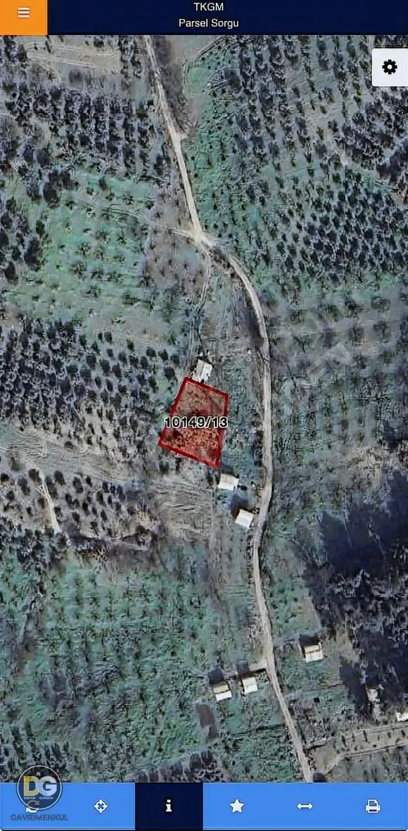 Osmangazi Çağlayan Köyü'nde Satılık Tarla 862m²