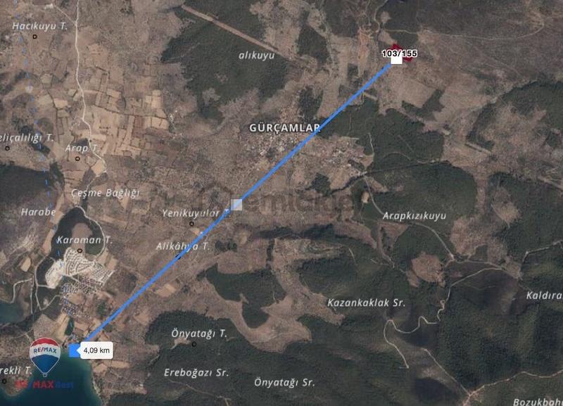 32 Muğla Milas Gürçamlar'da 14688 M2 Satılık Tarla - 11