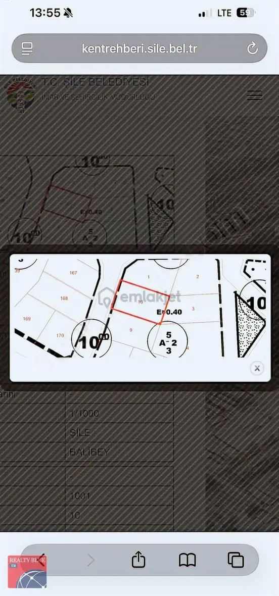 Şile Balibey'de 400m2 %40 Villa İmarlı Müstakil Arsa - 2