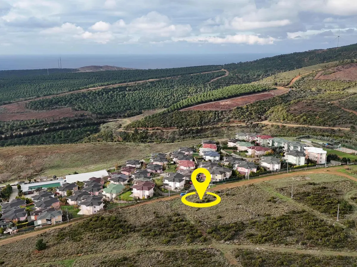 *yiğit Emlak Armutlu'dan*full Manzaralı*472 M2 İmarlı Arsa - 9
