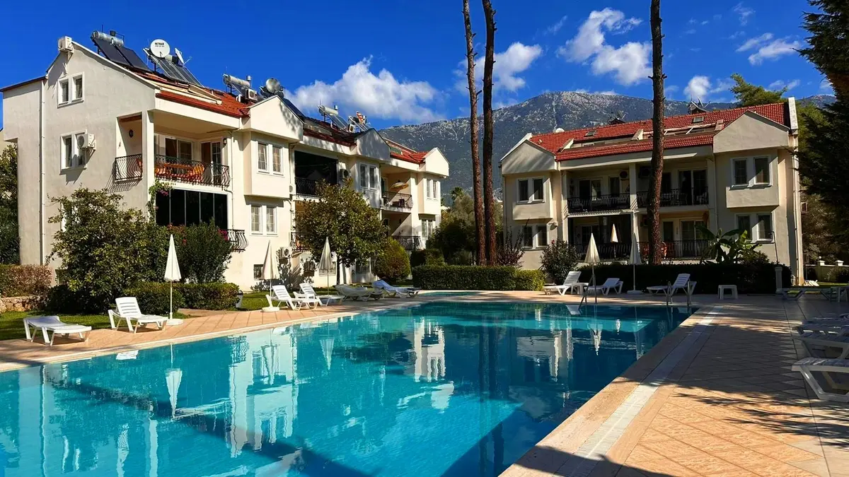 Ölüdeniz Hisarönü'nde Kapanmayan Manzaralı Daire - 35